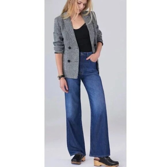 PILCRO AND THE LETTERPRESS The Annie Wide-Leg Jeans Pants - Picture 1 of 11